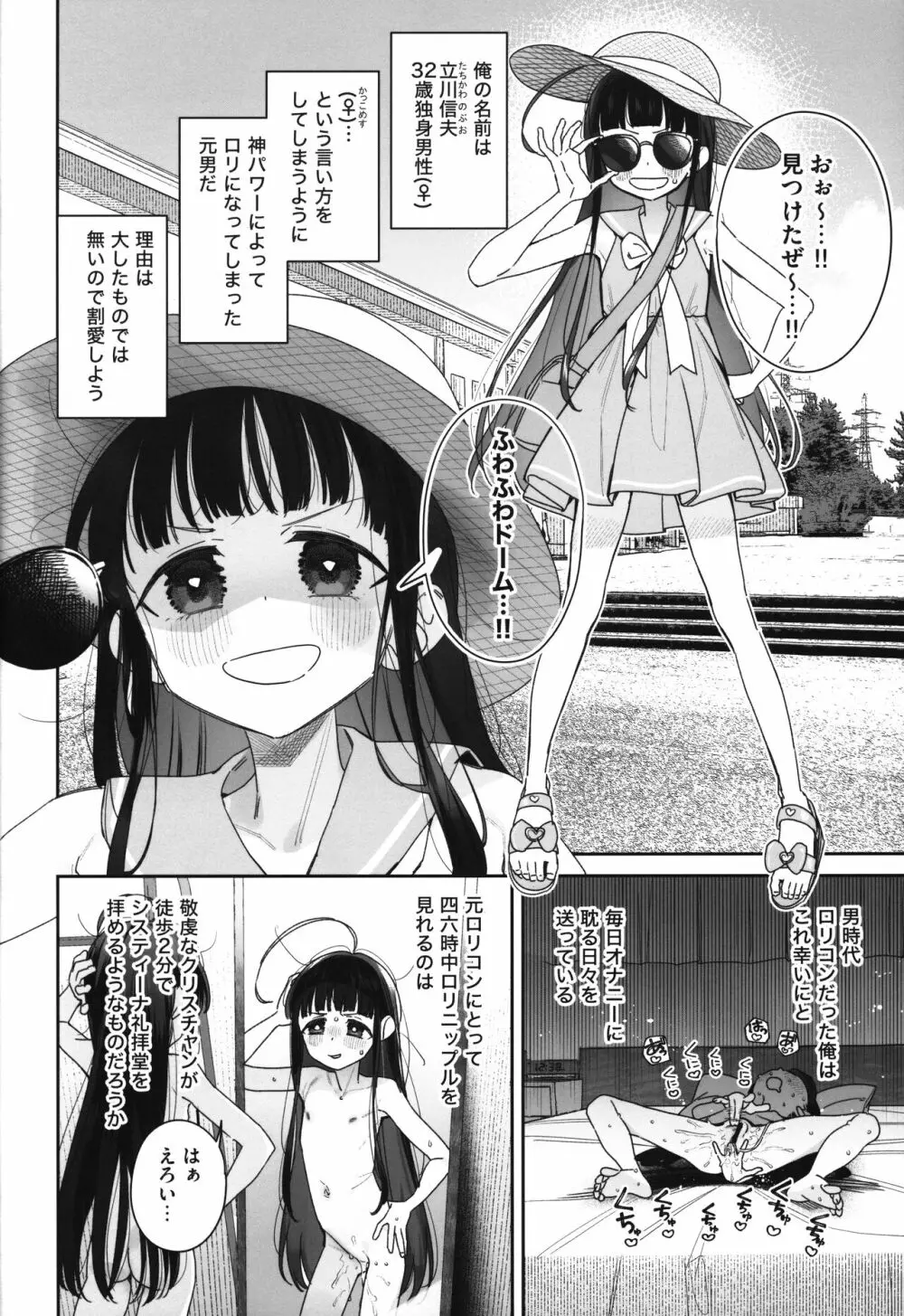 TSロリおじさんの冒険 閑話 -ふわふわドーム編- Page.3