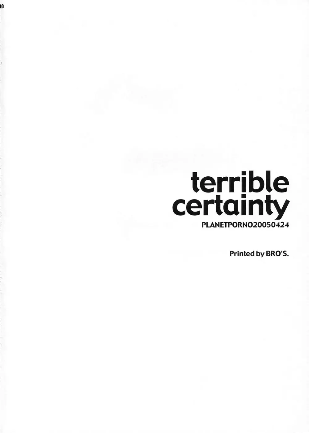 Terrible Certainty Page.29