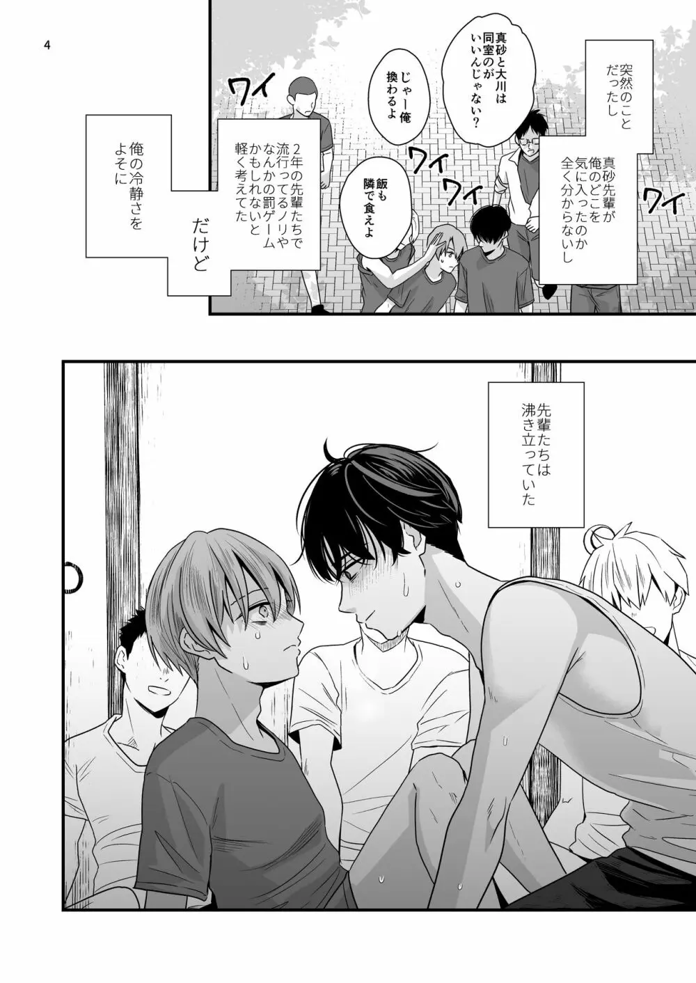 苦手な先輩と夏合宿 Page.4