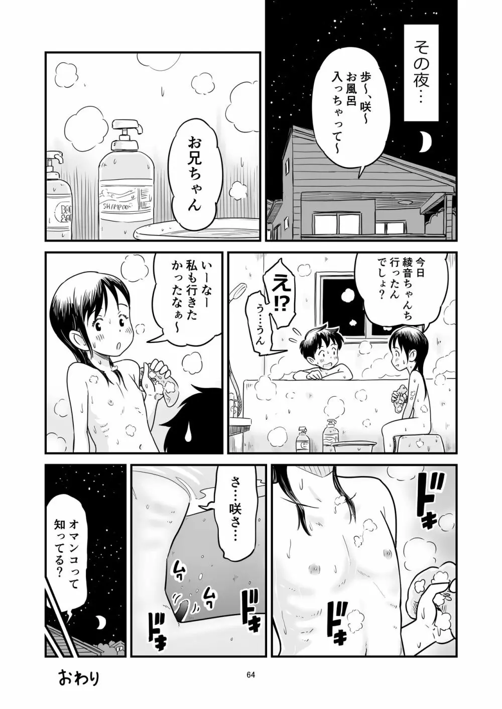 田中くんが僕たちの前で兄妹セックスした日のこと Page.64