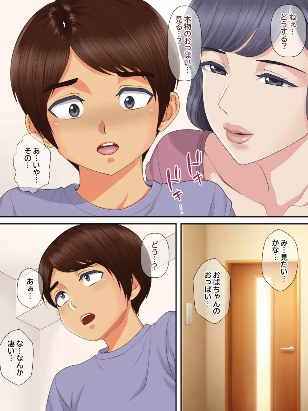 親戚のおばちゃんと甥っ子の秘密の子作りセックス Page.11