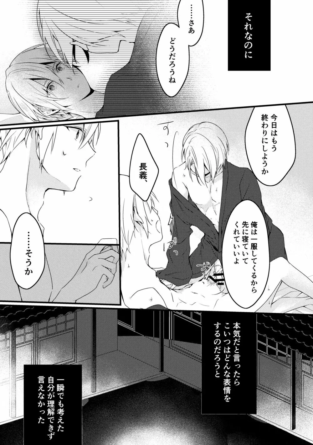 【web再録】君に写せる月影の【ちょぎくに/R-18】 Page.17