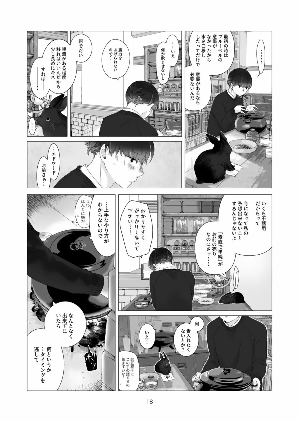 見習い魔法使い君の月の夜 Page.18