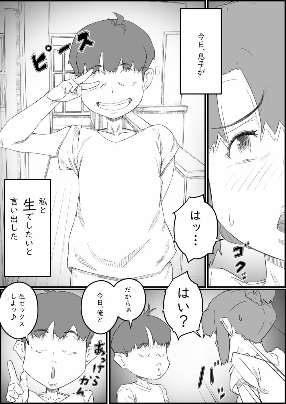 息子は、私と生でしたい！？ッ -息子と私の特別な関係- Page.2