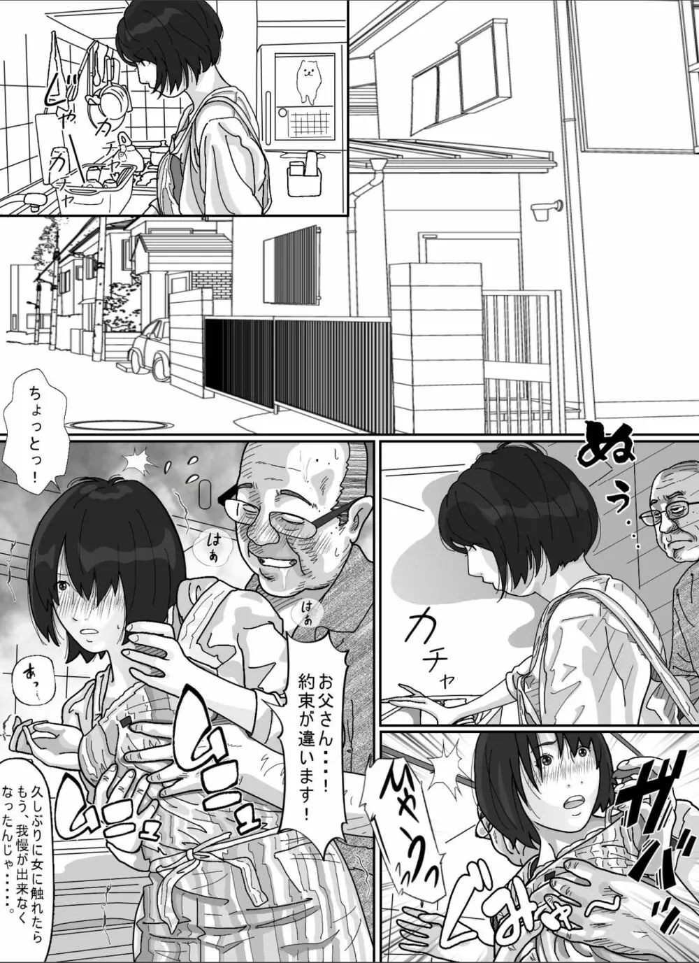 妻に先立たれた義父に犯された若妻。 Page.24