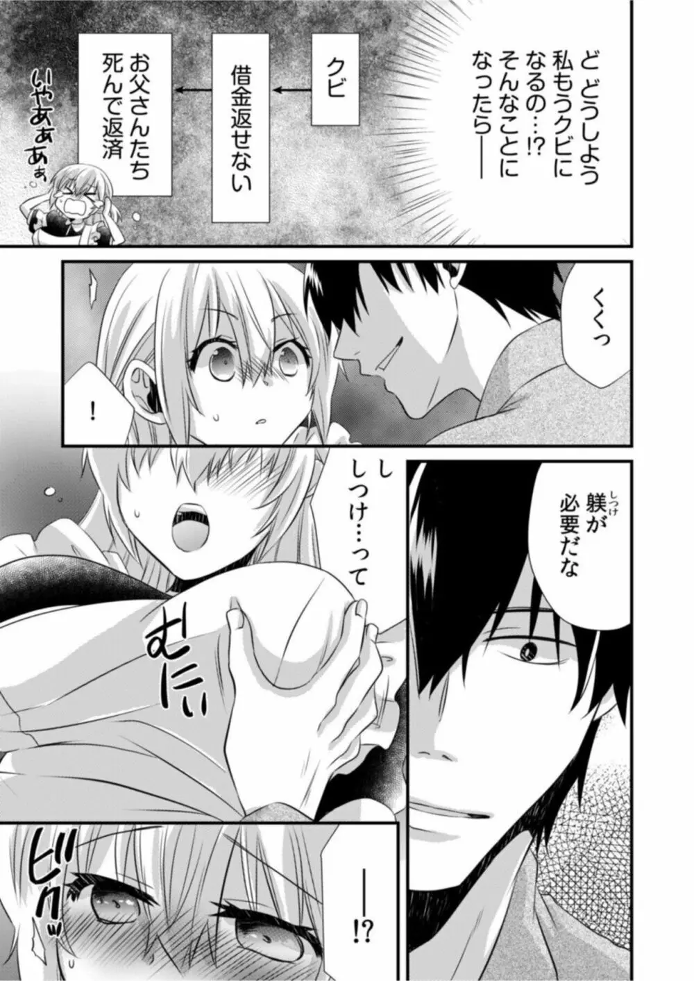 ツンデレヤクザと美乳借金メイド~返済はぬるぬる調教SEX?~1 Page.17