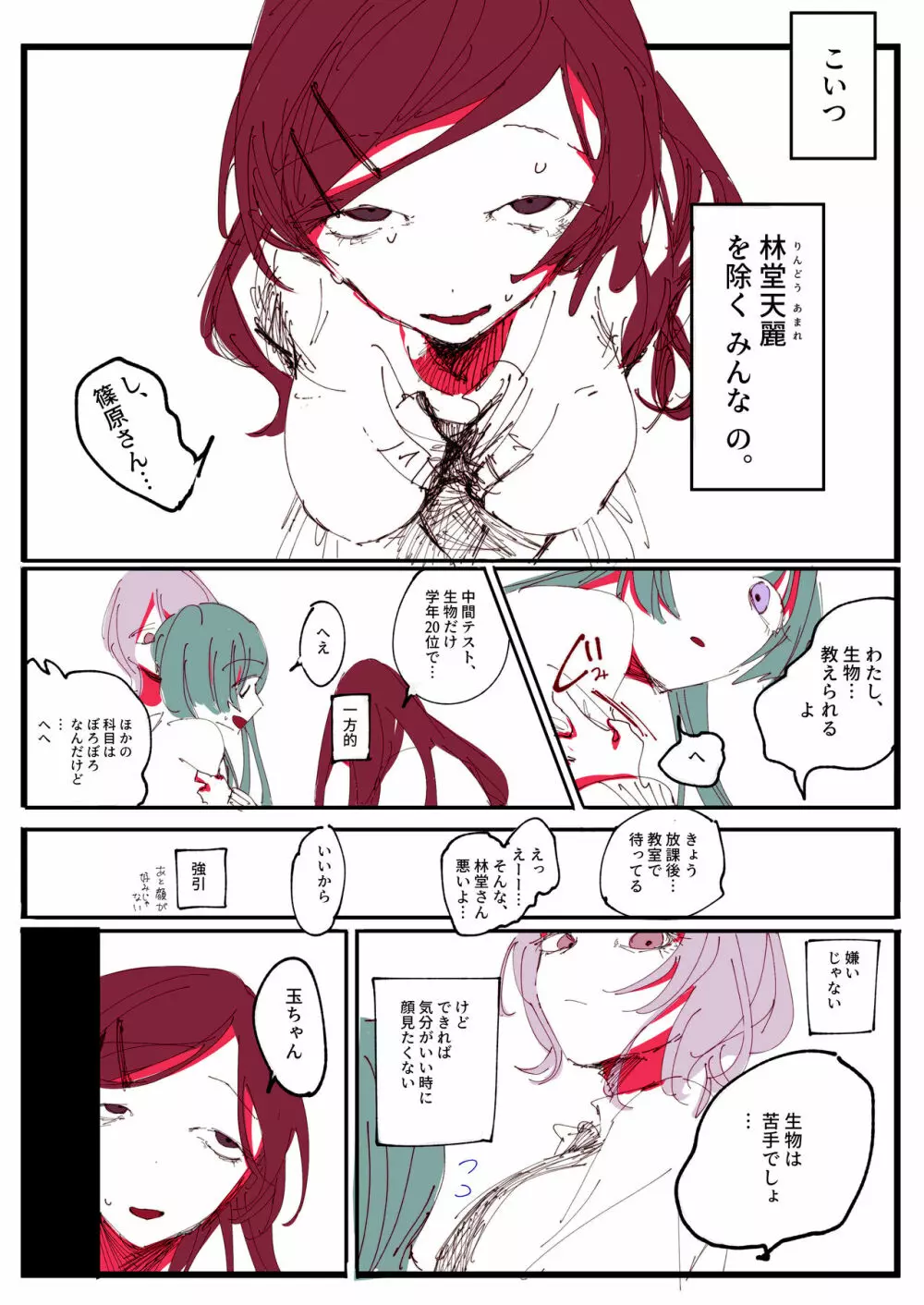 ド陰キャ女子のおっぱい離れ奮闘記 Page.3