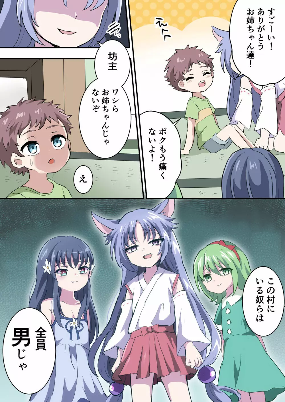 男の娘しかいない村に迷いこんだ少年の話 Page.7