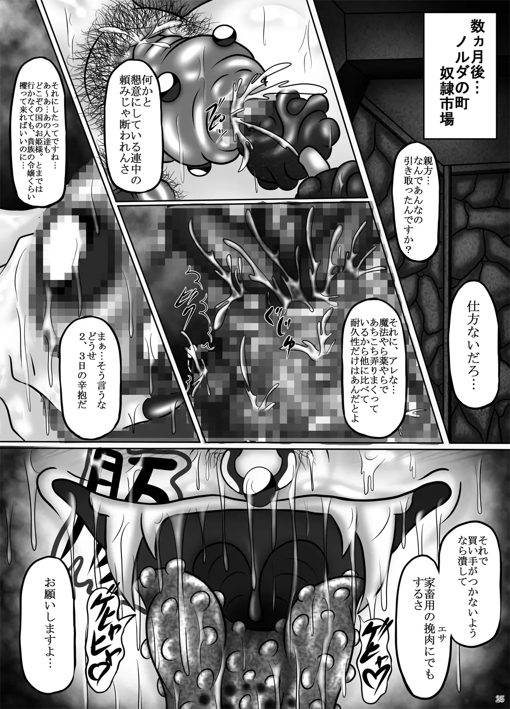 肉便姫シーダ ～淫乱痴王女のエムブレム～ Page.25