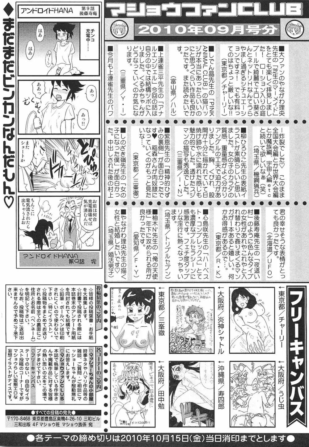コミック・マショウ 2010年11月号 Page.258