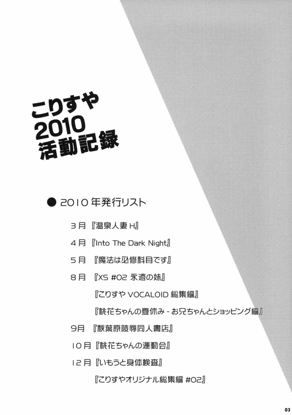 こりすや2010活動記録 Page.2