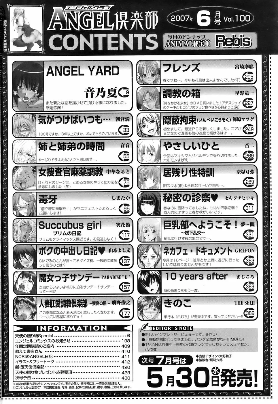 ANGEL 倶楽部 2007年6月号 Page.427