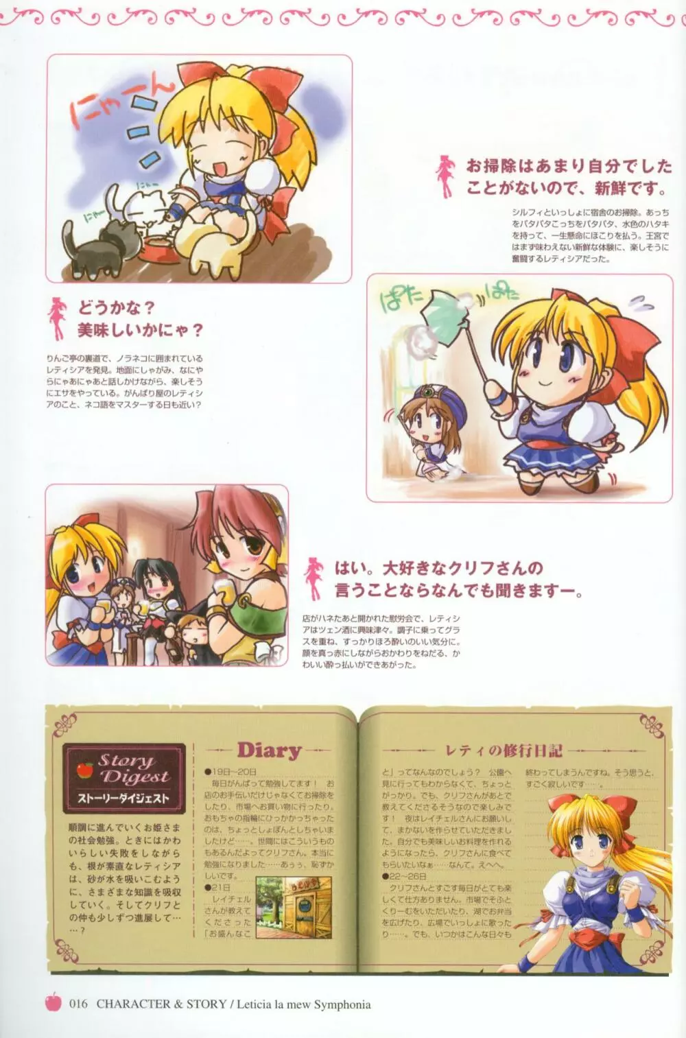 Princess Holiday Visual FanBook Page.19