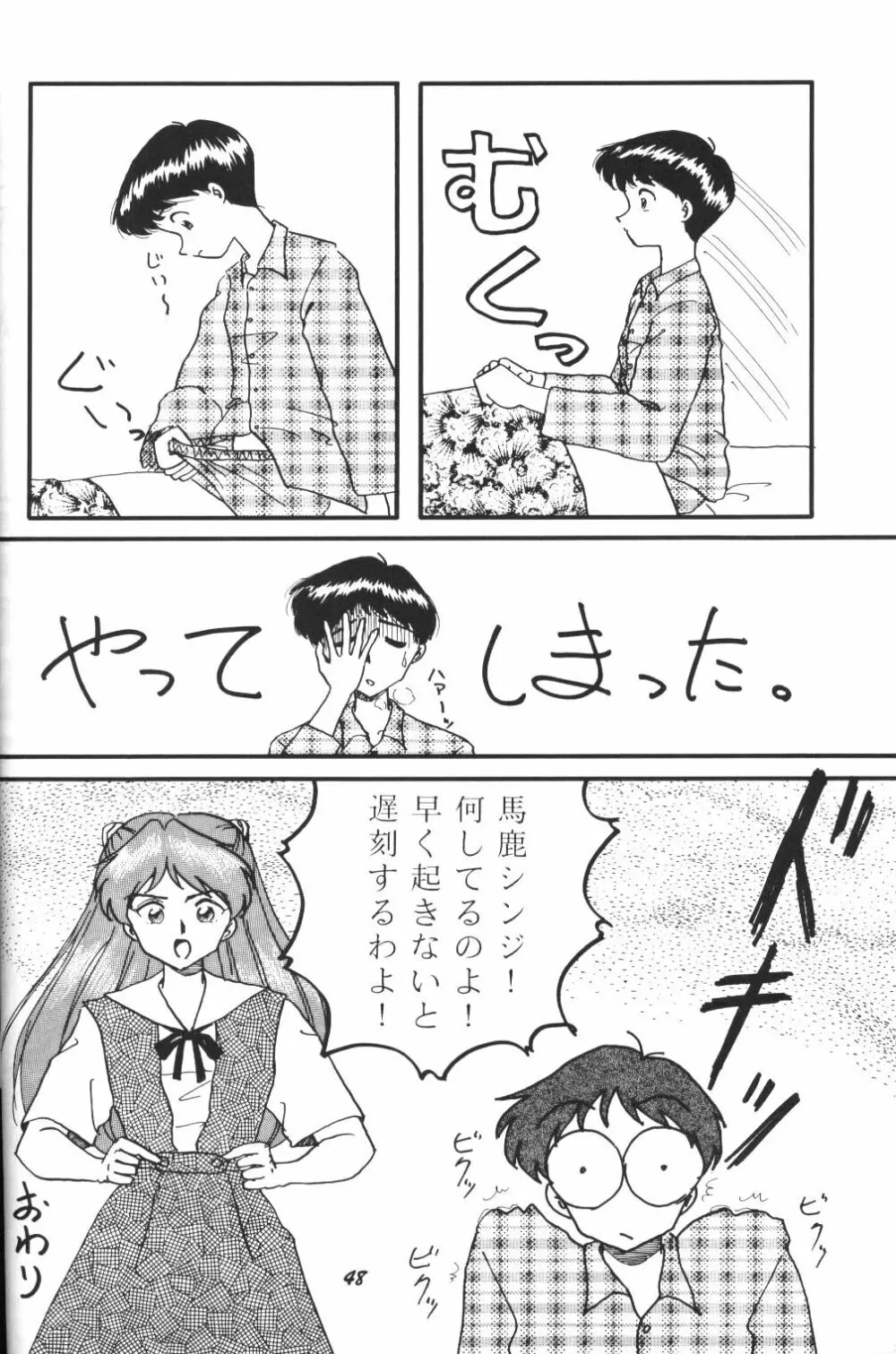 (C50) [スタジオぼくさぁ (嶌隆 , 貴) HO HE TO 13 (新世紀エヴァンゲリオン) Page.47