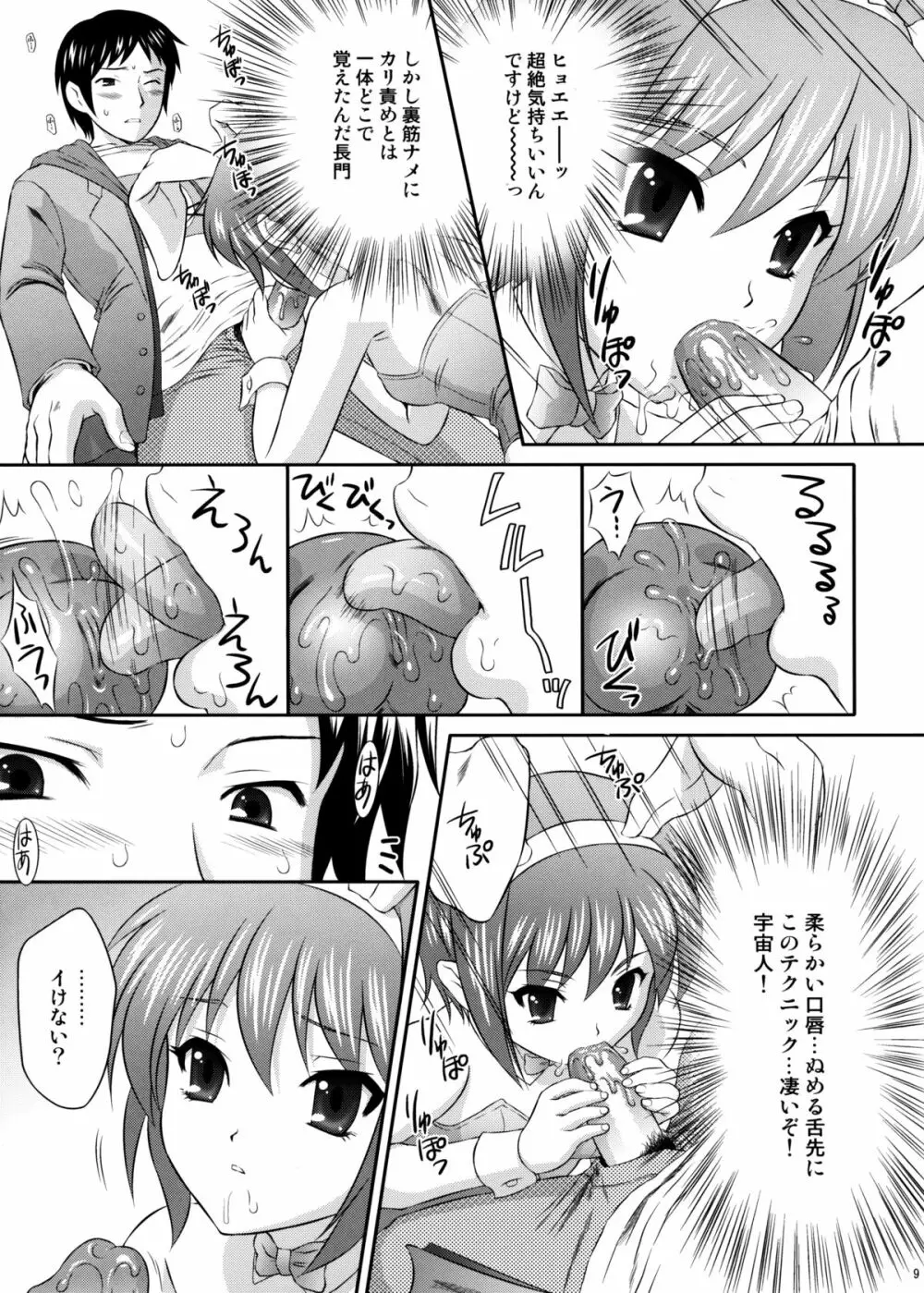 長門有希はウサギとカメの夢をみるか？ Page.8