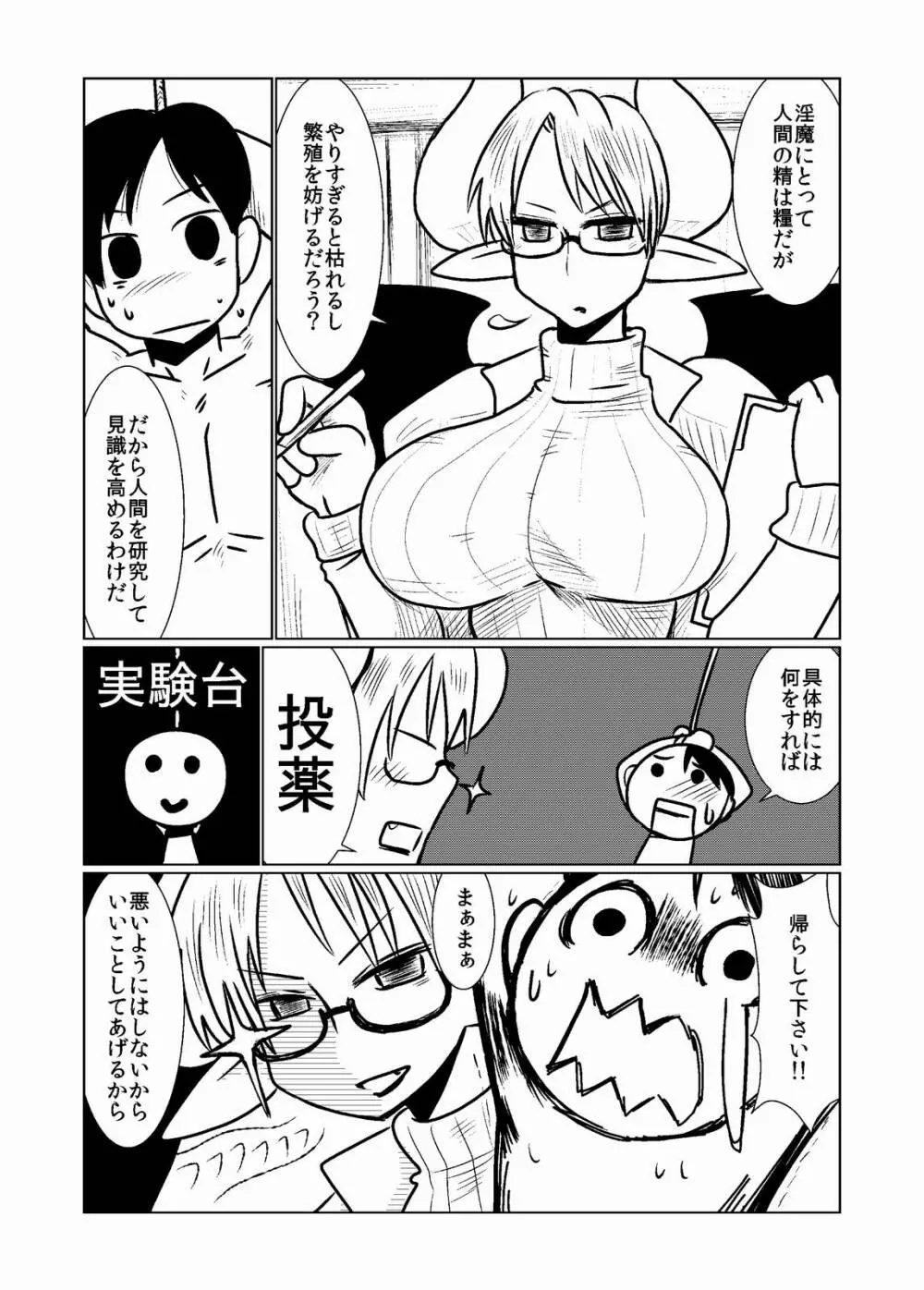 サキュバスの人間研究 Page.3