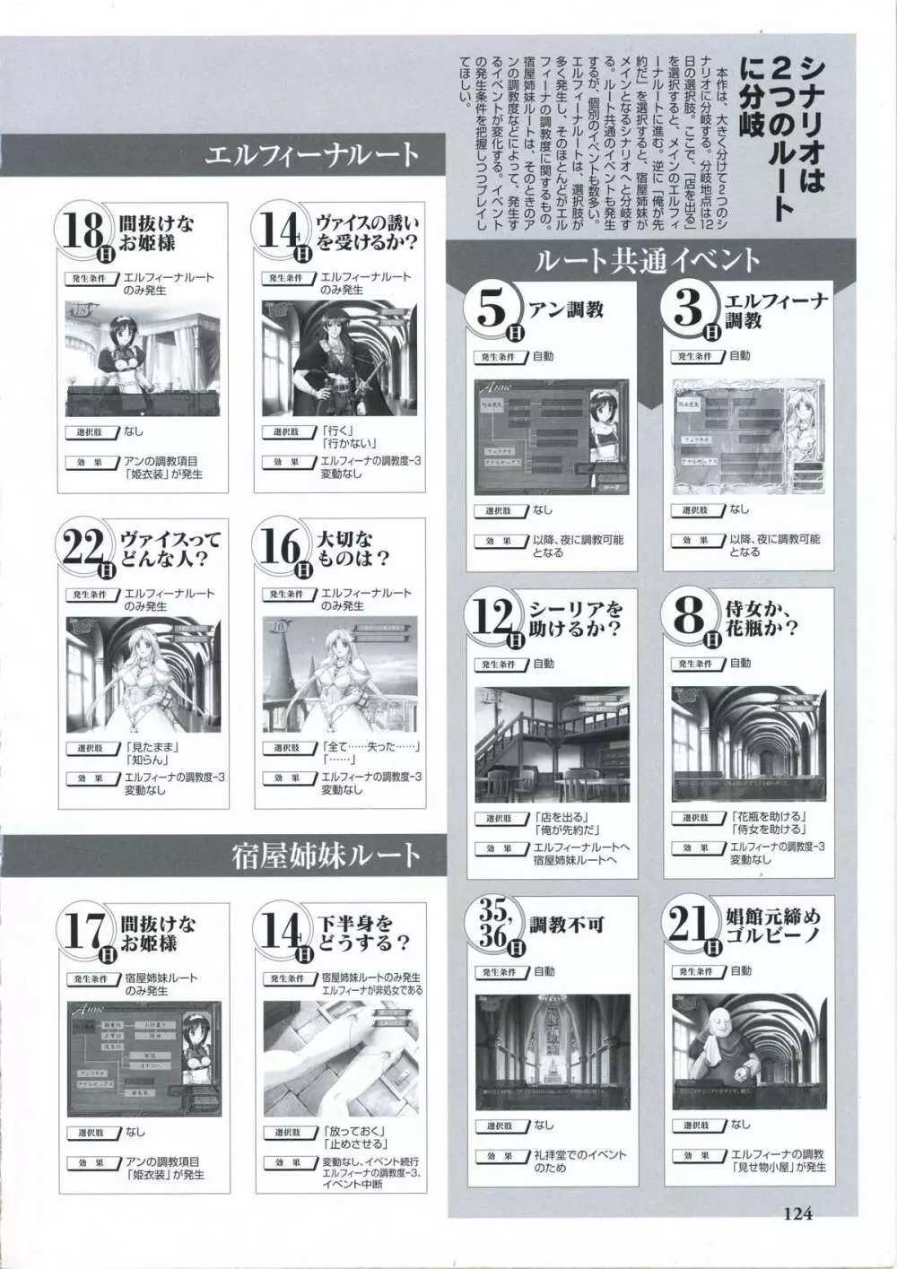 エルフィーナ ～淫夜へと売られた王国で・・・～ 設定原画集 Page.136