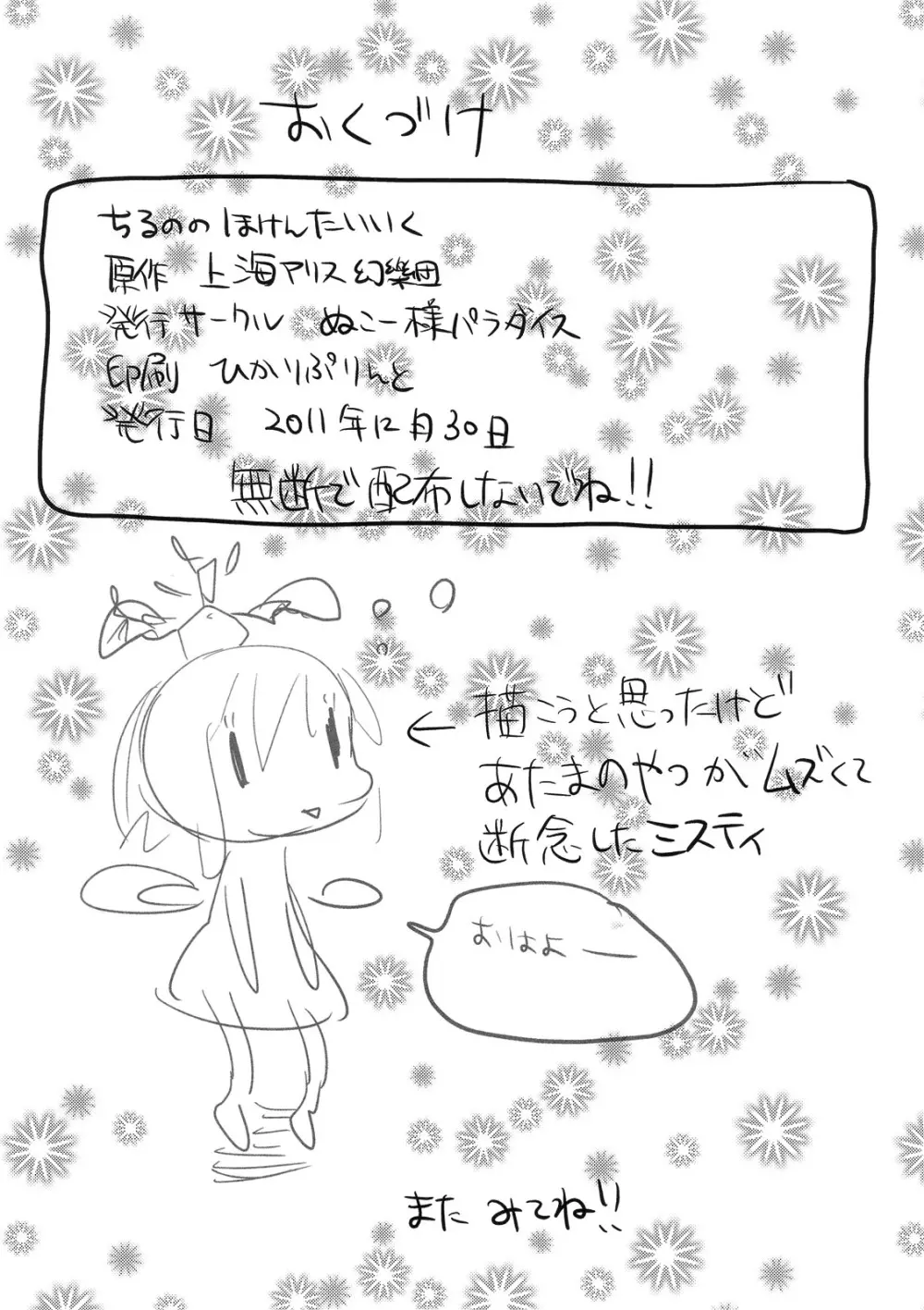 ちるののほけんたいいく Page.21