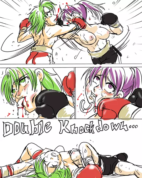 Girl vs Girl Boxing Match 4 by Taiji Page.11