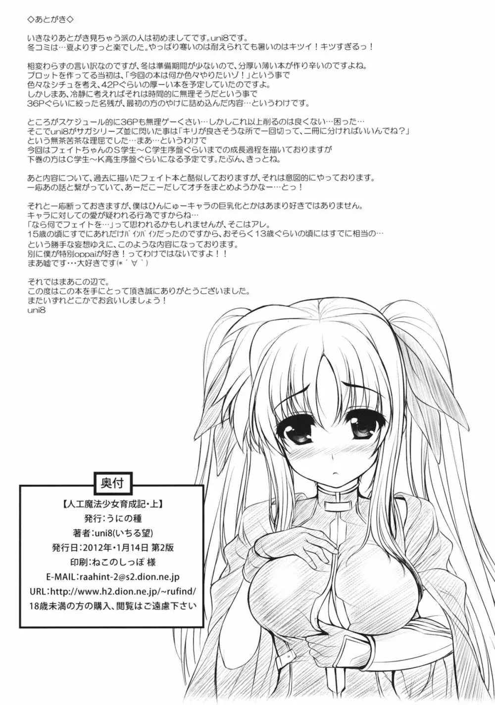 人工魔法少女育成記・上 Page.21