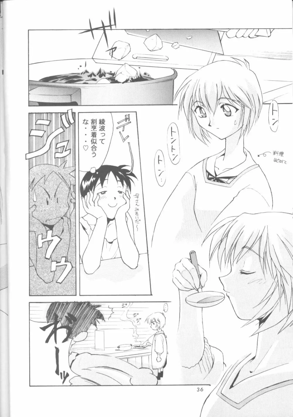 Ayanami Rei-shiki; Neon Genesis Rei-II Page.35