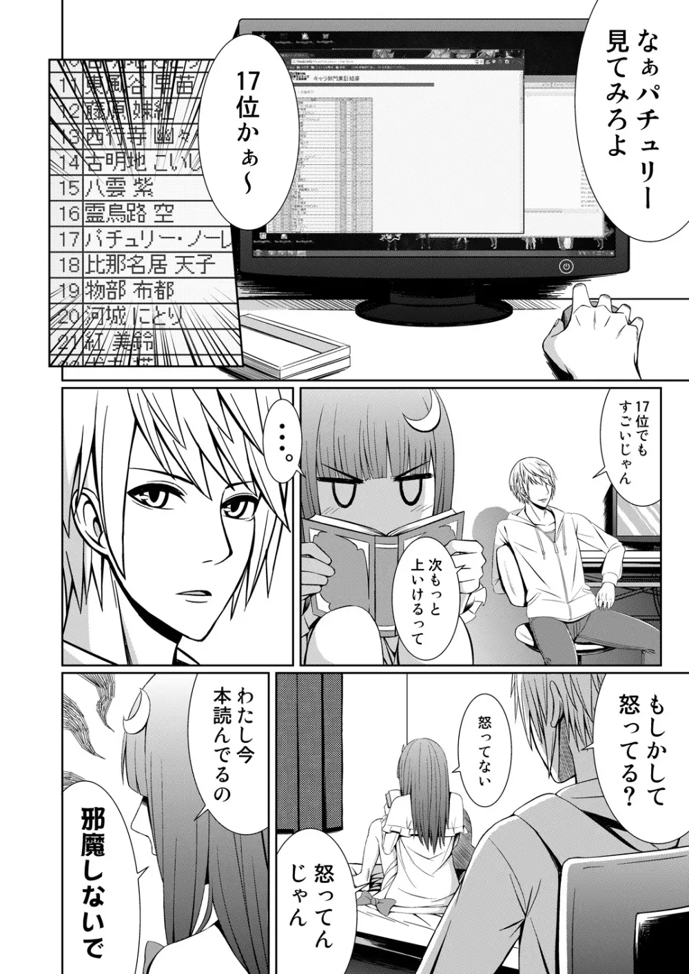 パチュリーと付き合ってるんだが Page.1