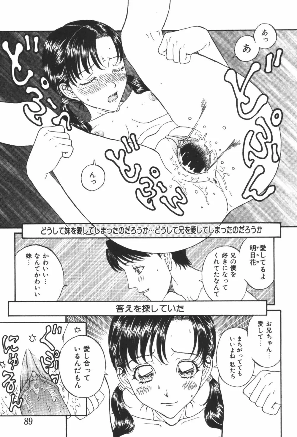 妹恋し 第06巻 実兄妹近親相姦 Page.91