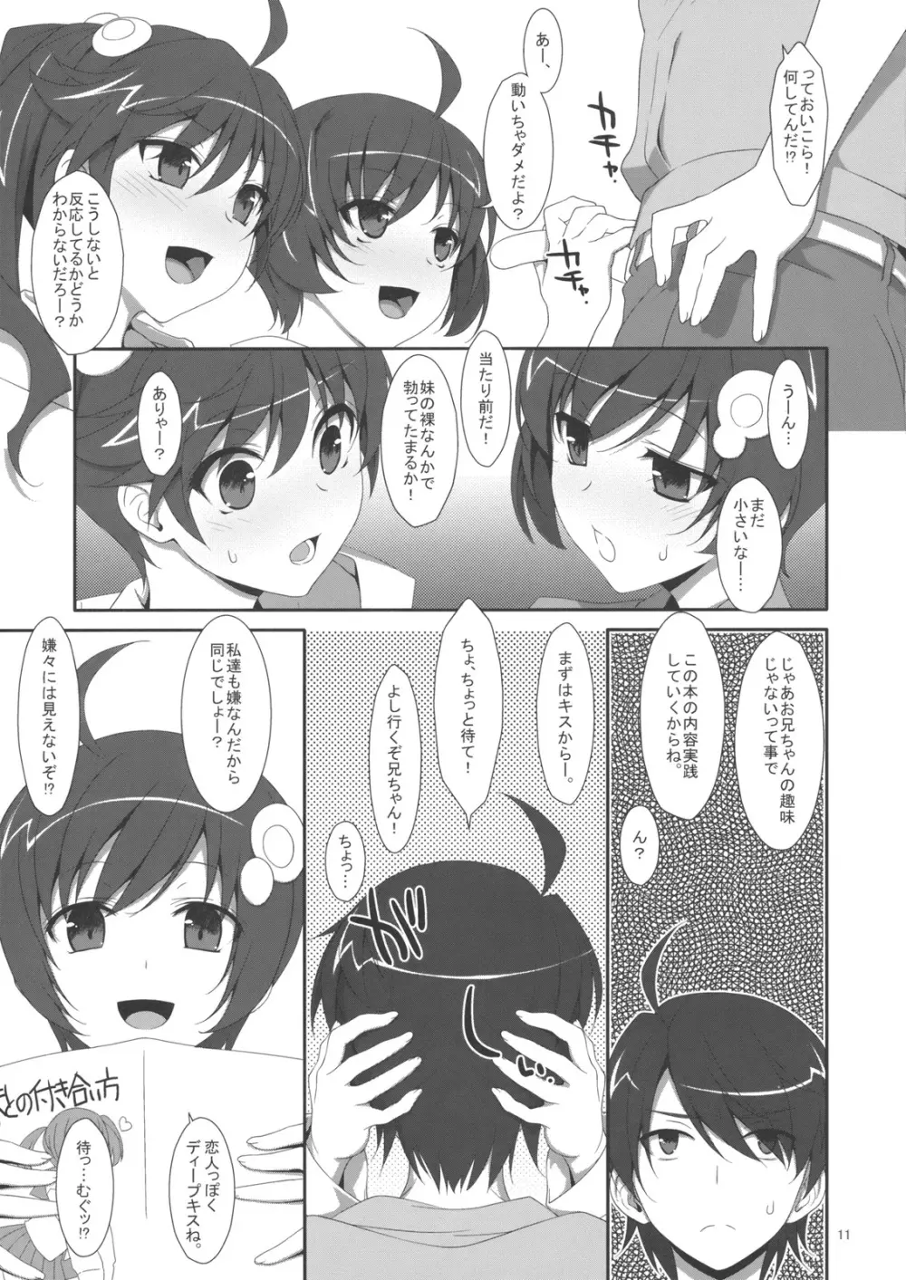 お兄ちゃんは妹に欲情したりしないよねっ? Page.10