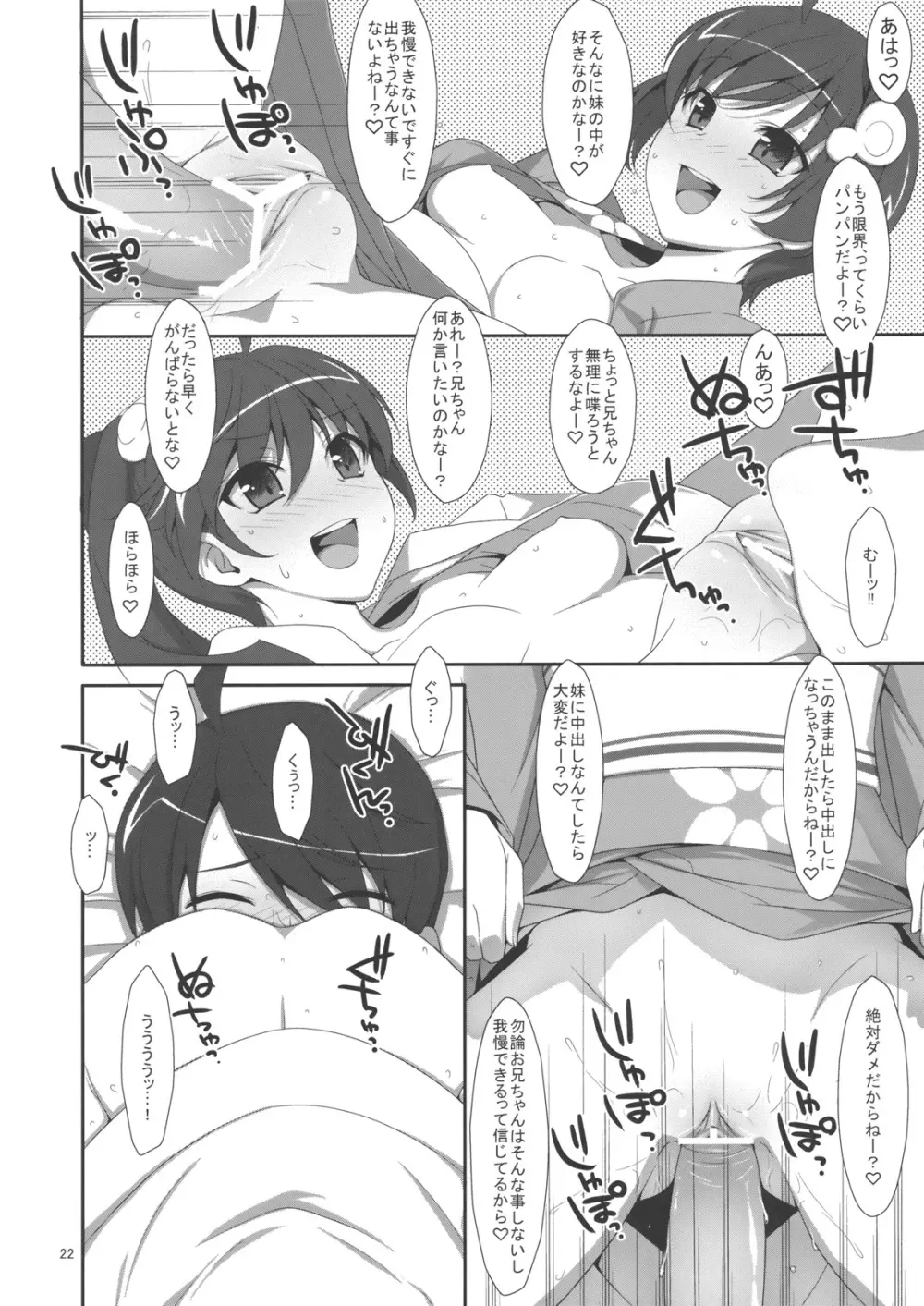 お兄ちゃんは妹に欲情したりしないよねっ? Page.21
