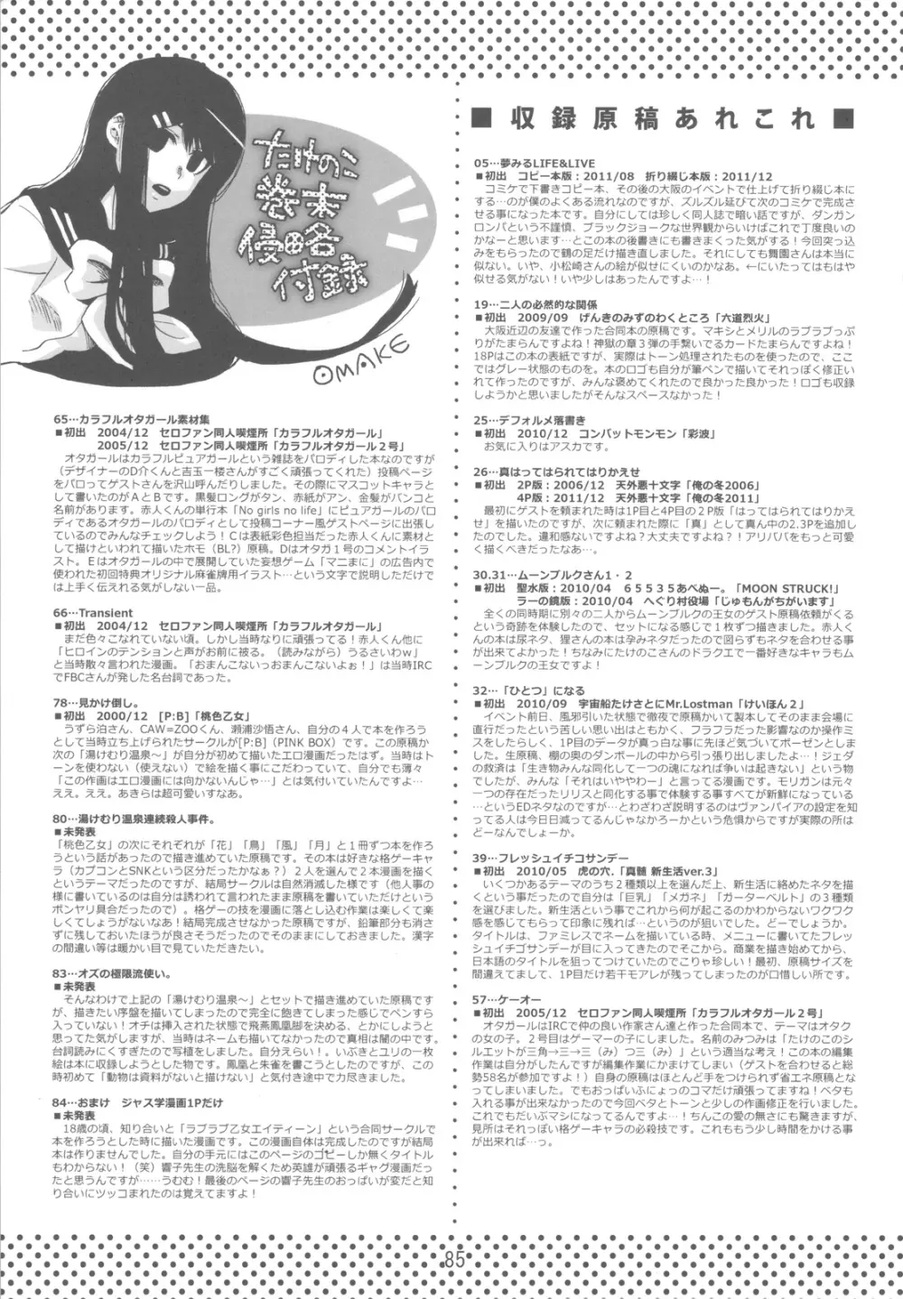 NYOKIX ニョキックス vol.2 たけのこ星人のよろず再録総集編その2。 Page.84