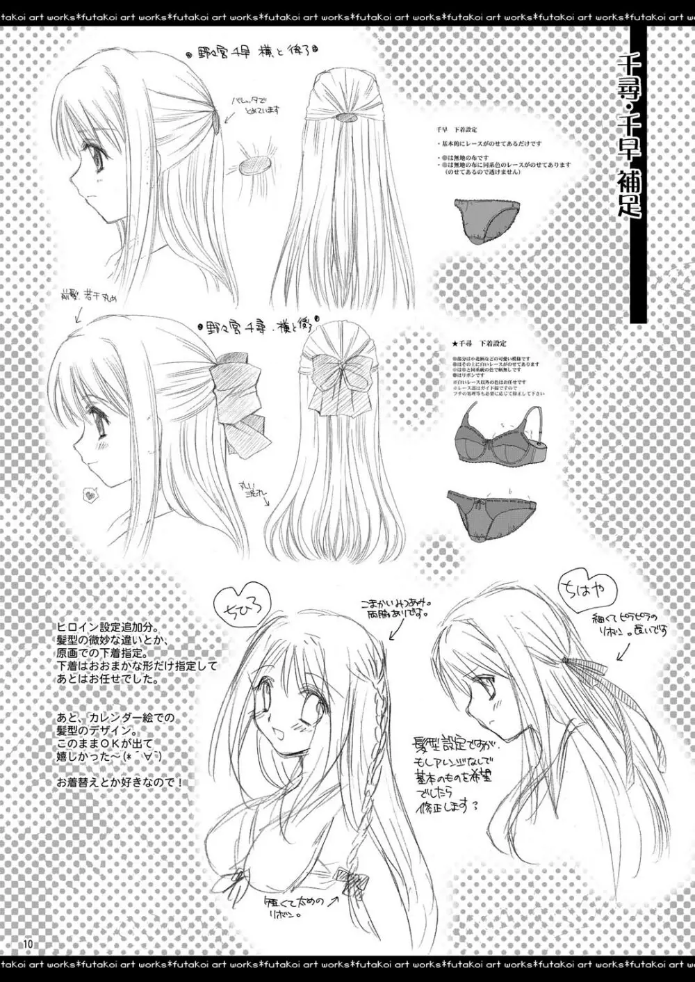 ふたりでひとつの恋心原画集 Page.9