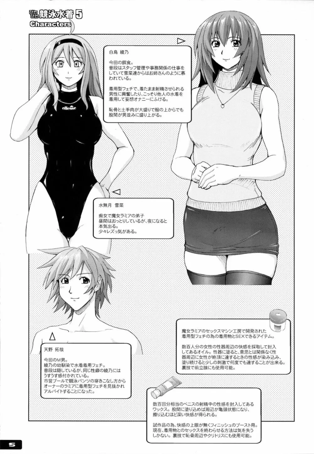 ぴたぴた競泳水着5 Page.4