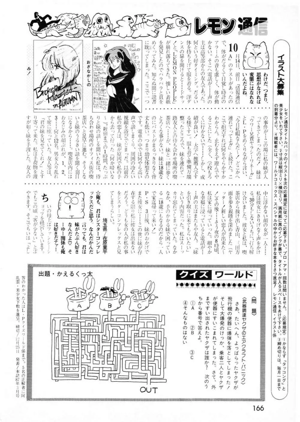 レモンピープル 1987年1月号 Vol.67 Page.164