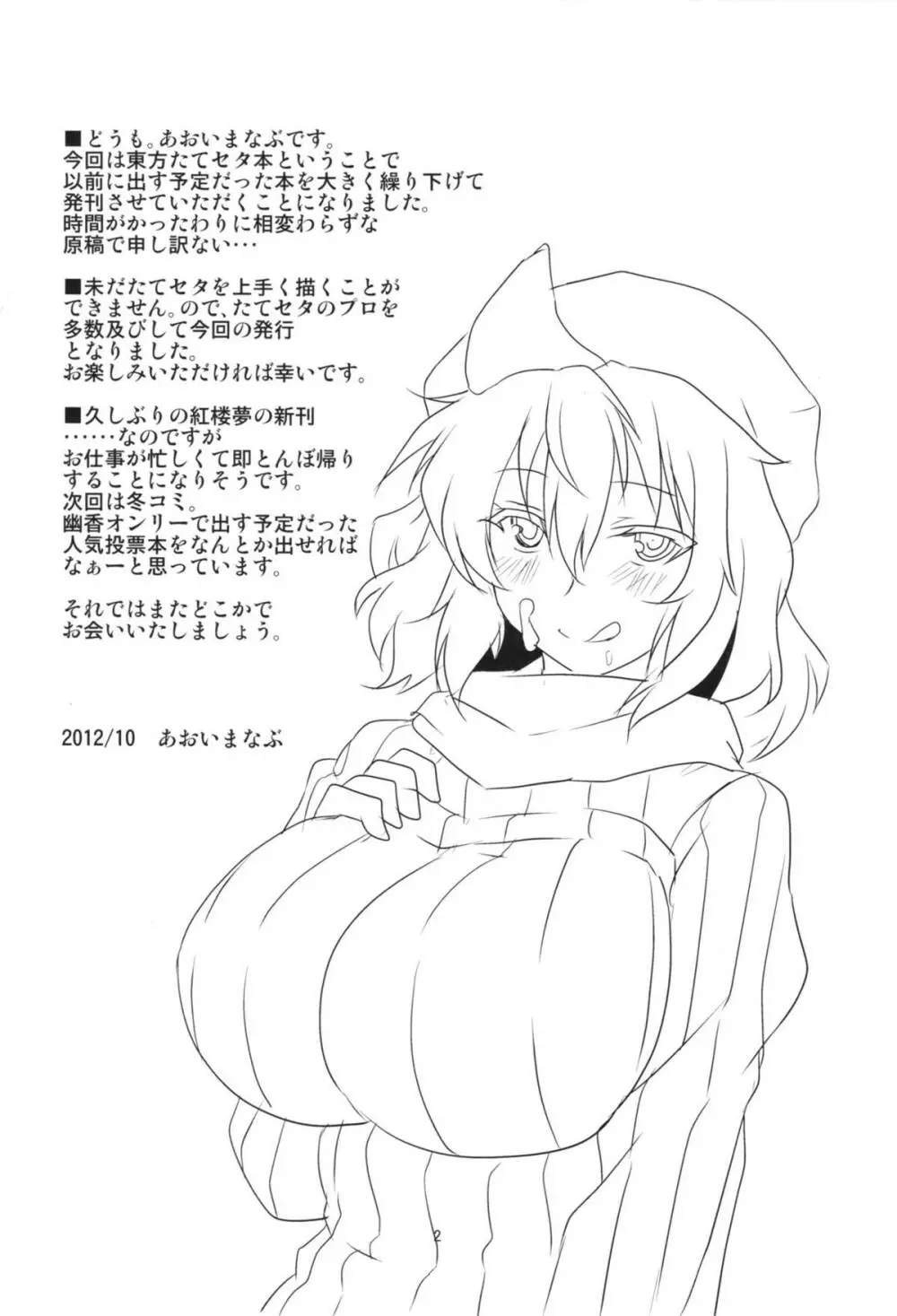 東方たてセタおねえさん Page.4