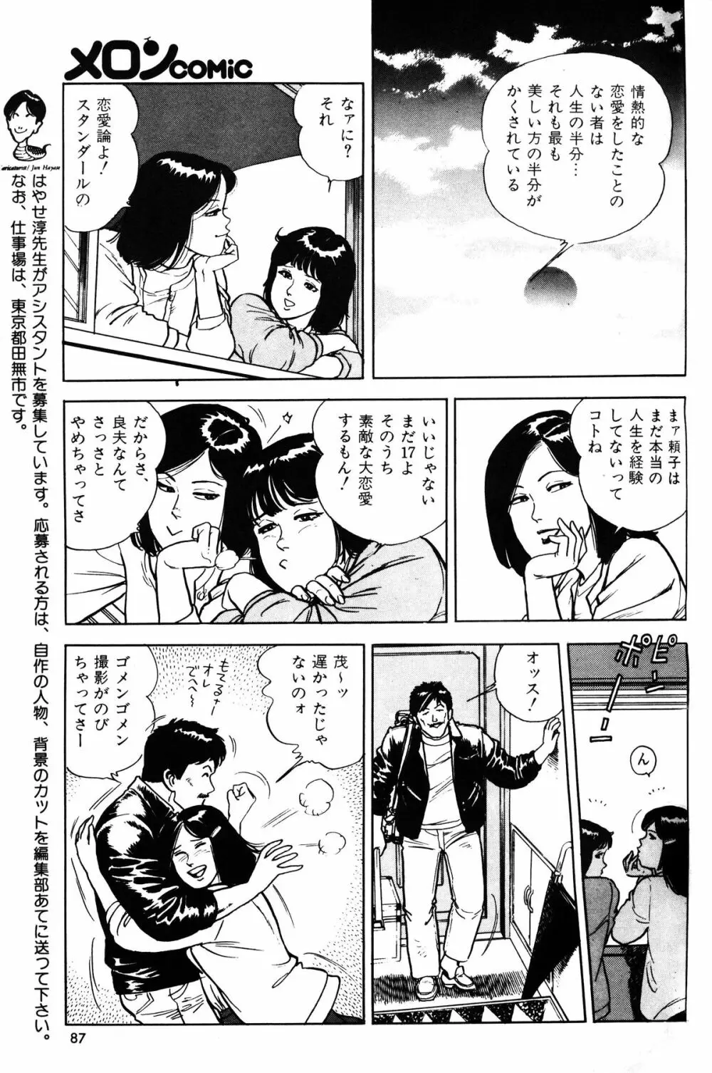 Melon Comic No. 01, メロンコミック 昭和59年6月号 Page.89