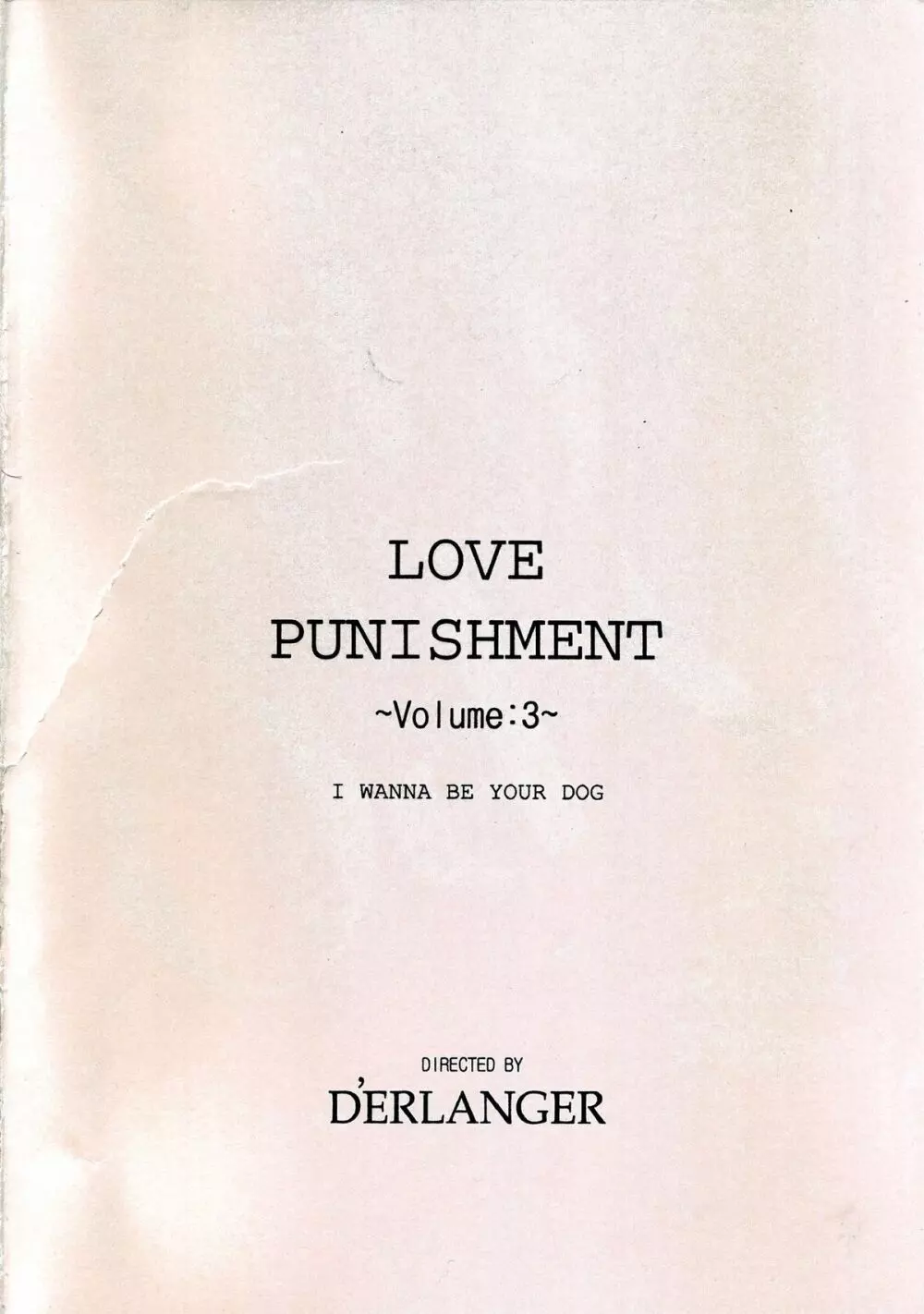 LOVE PUNISHMENT Volume：3 Page.16