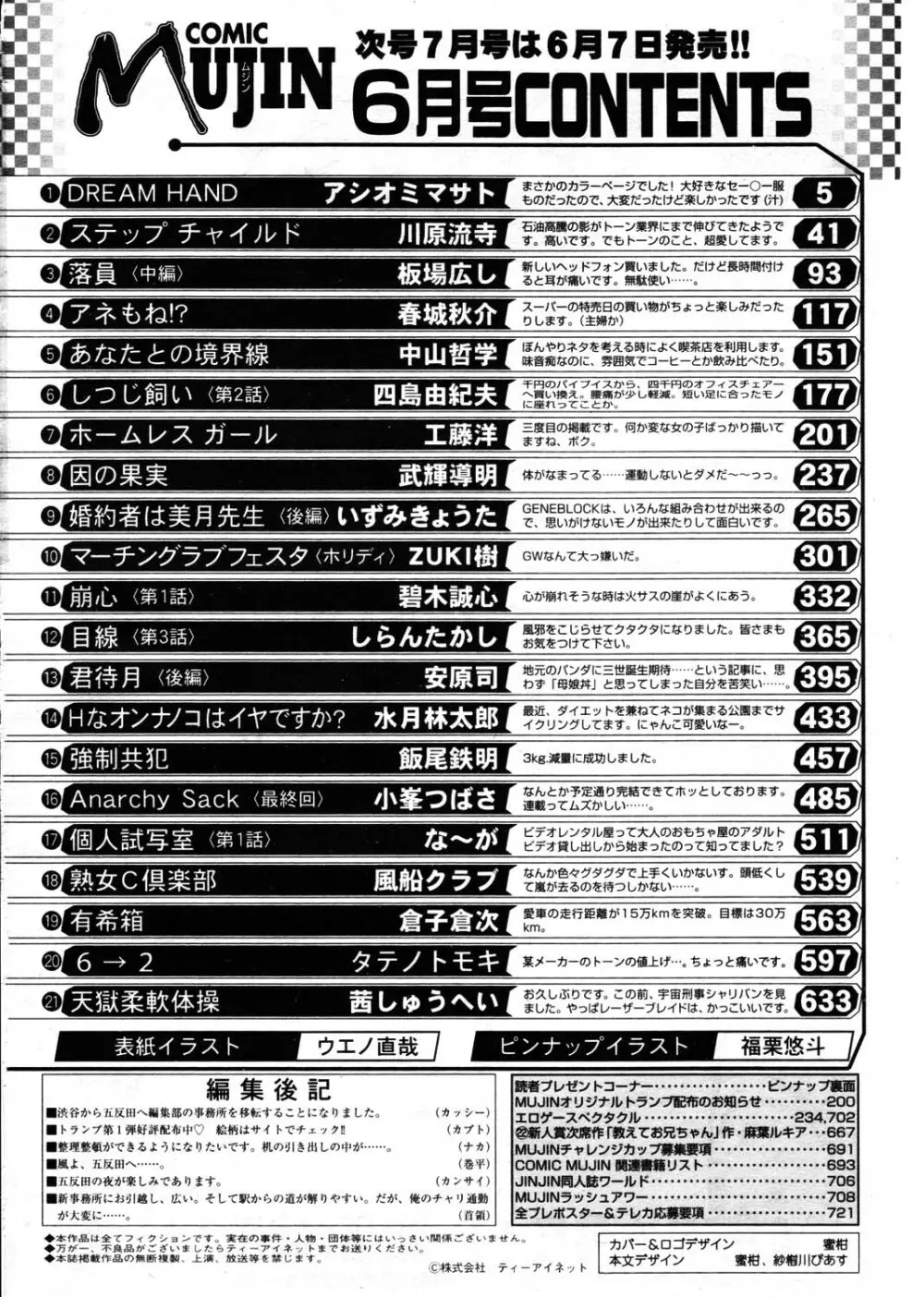 COMIC MUJIN 2007年6月号 Page.726