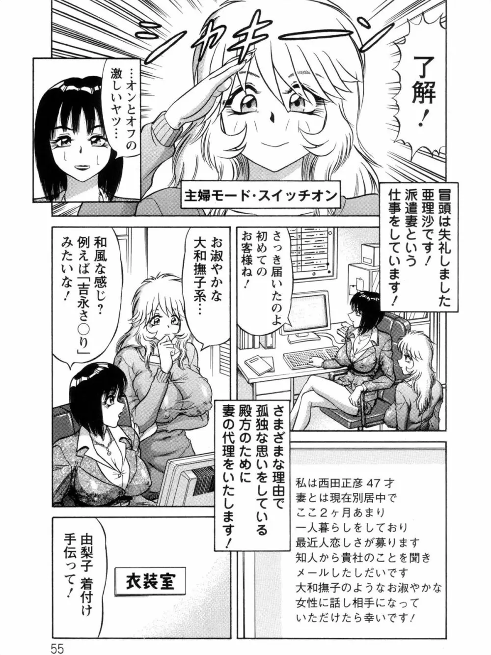 派遣妻亜理沙 Page.55