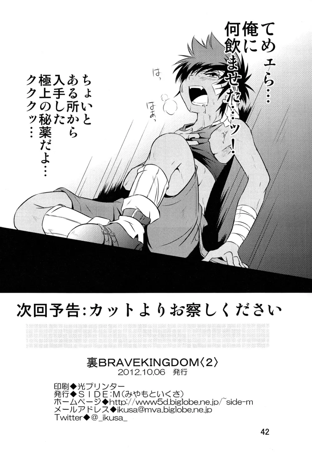裏BRAVEKINGDOM【2】 Page.42