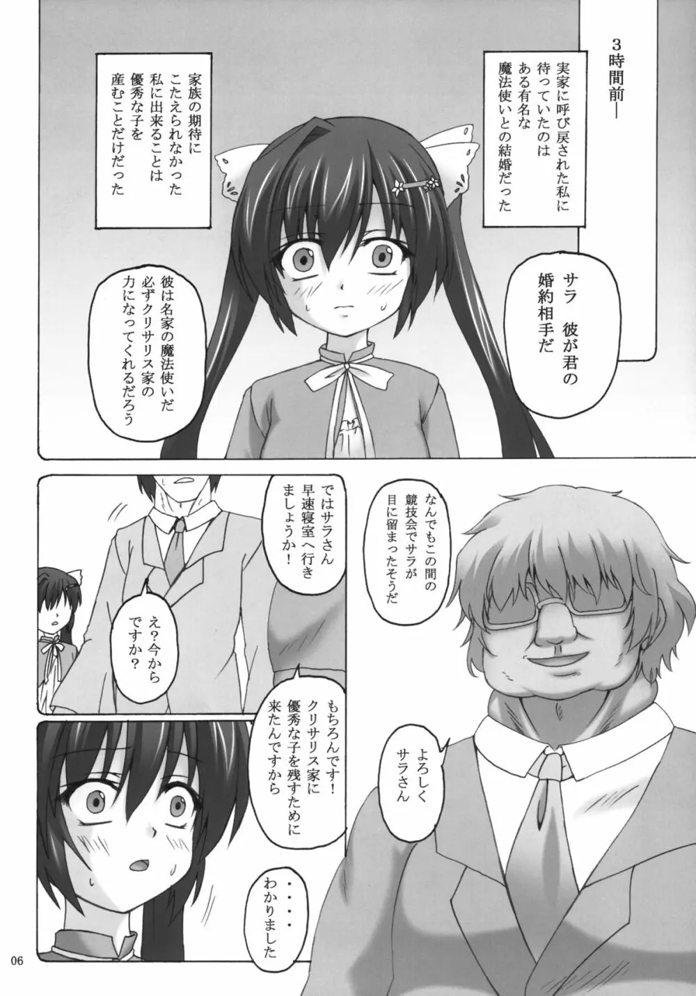 サラの懐妊性活 Page.6