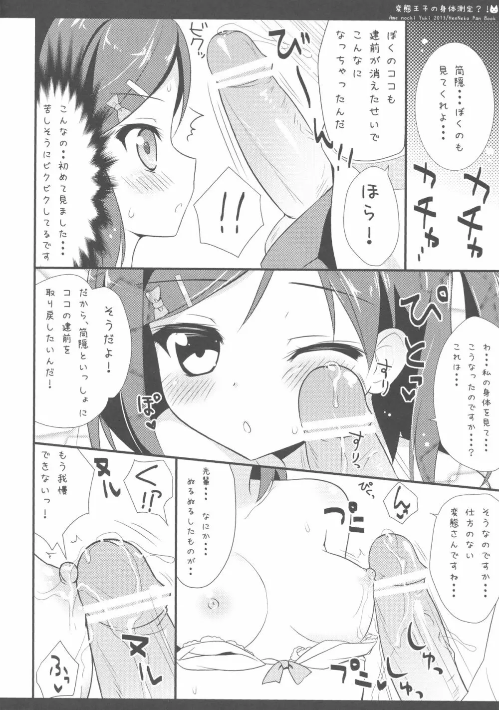 変態王子の身体測定?! Page.8