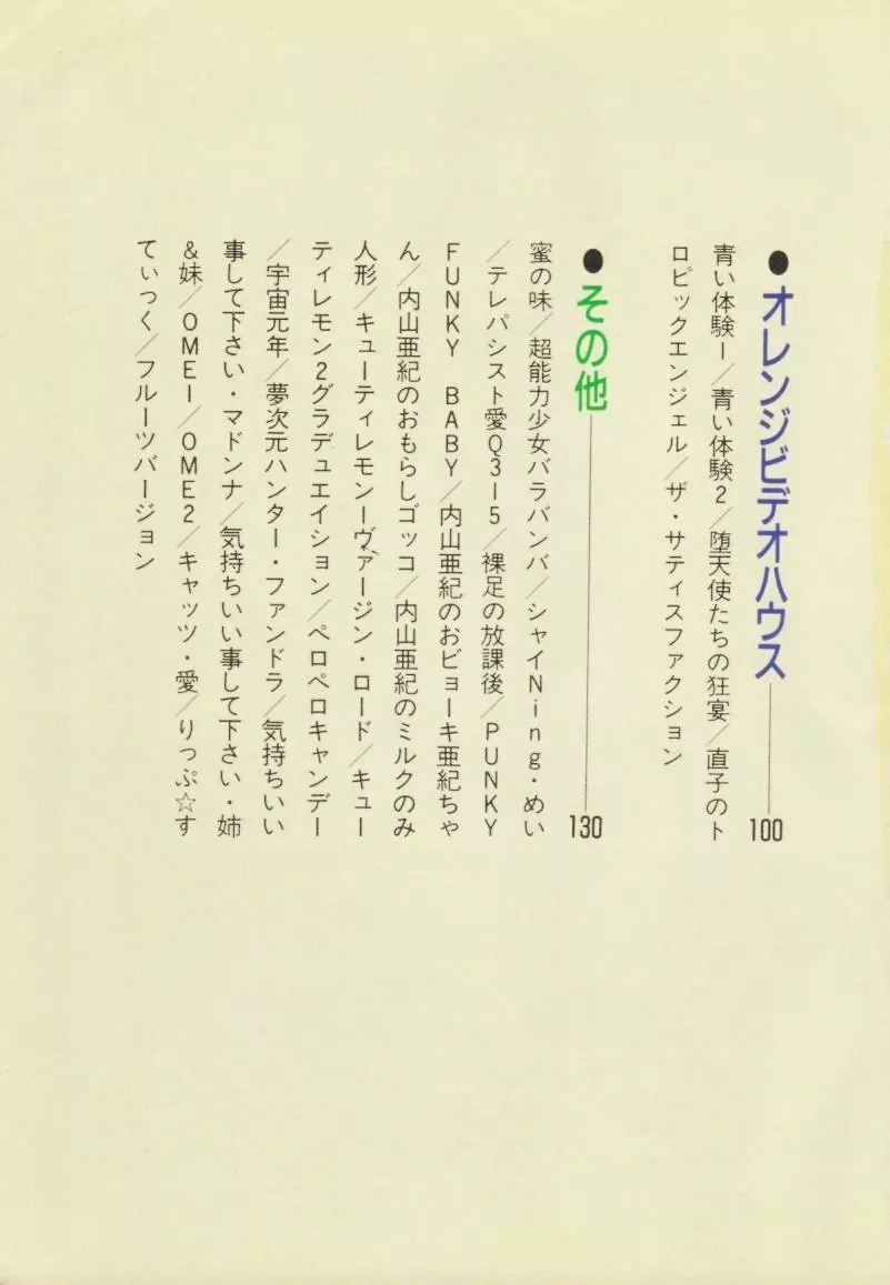 ギャルズアニメ アダルトビデオカタログ〈パート1〉 Page.4