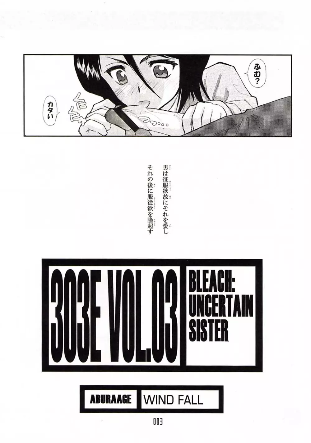 303e Vol.03: Bleach Edition Page.2