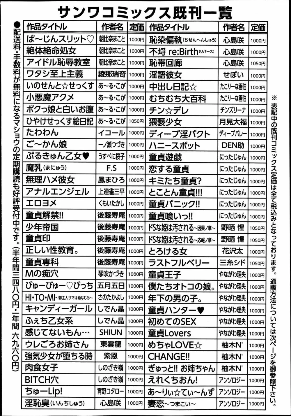 コミック・マショウ 2013年10月号 Page.252