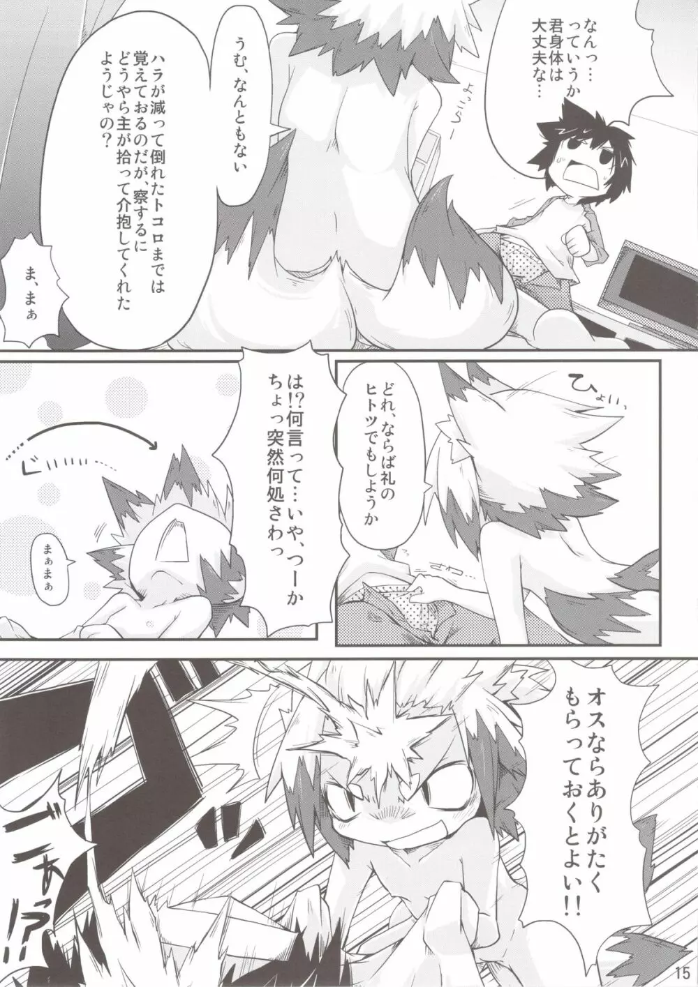 このキツネ拾うべからず Page.15