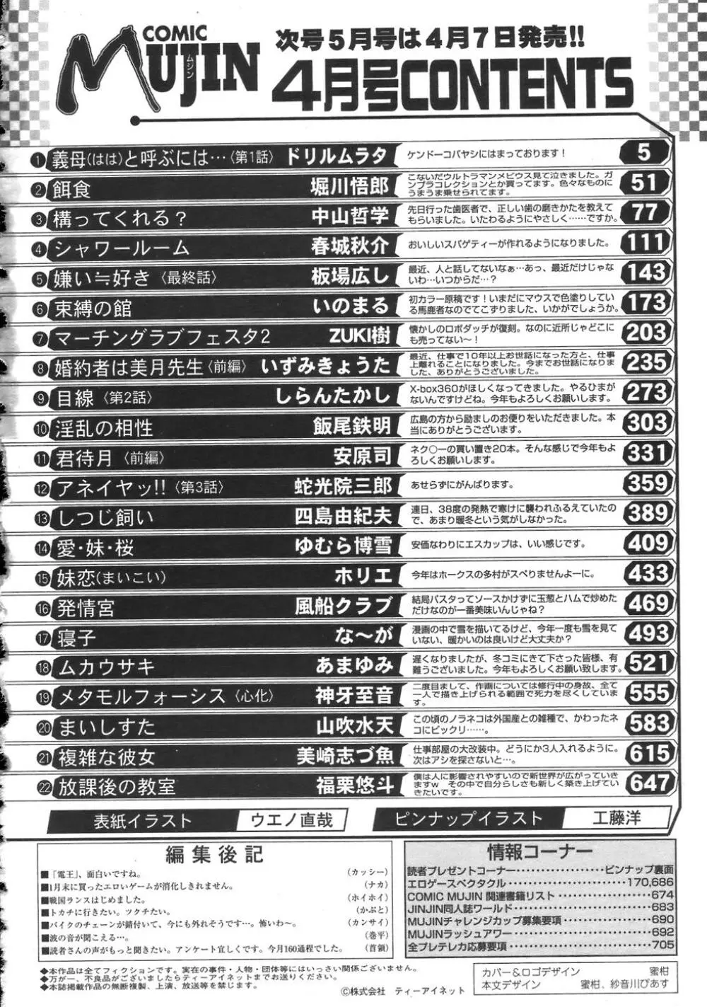 COMIC MUJIN 2007年4月号 Page.600