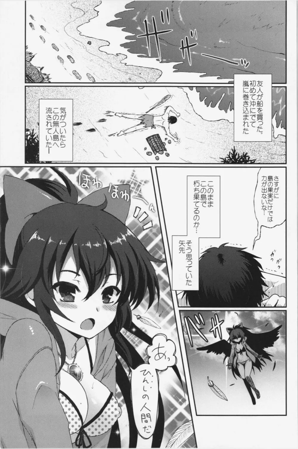 お空と彼の漂流日記 Page.3