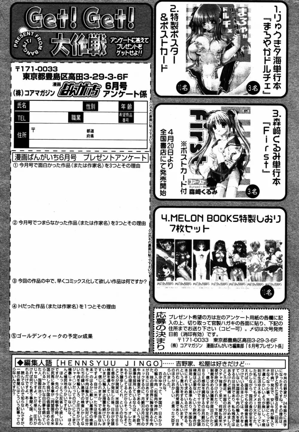 漫画 ばんがいち 2005年6月号 Page.220