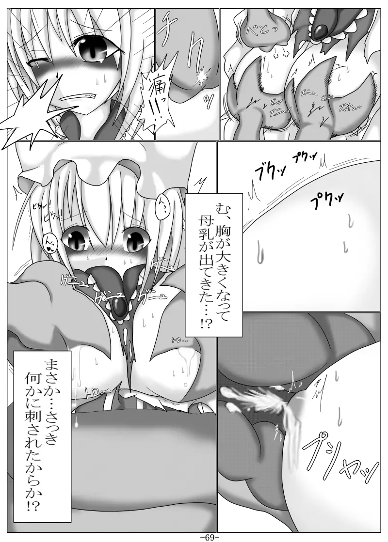 捕まって 丸呑まれて ～幻想ストマック 東方×丸呑みシチュ同人総集編～ Page.69