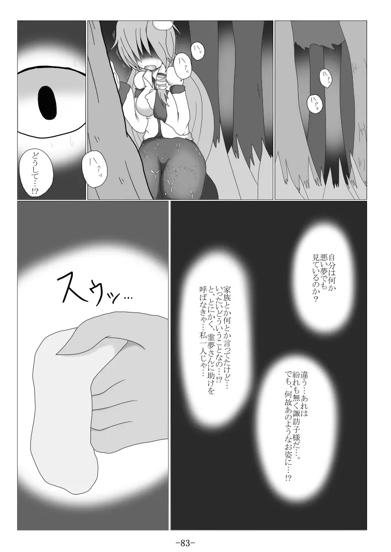 捕まって 丸呑まれて ～幻想ストマック 東方×丸呑みシチュ同人総集編～ Page.83